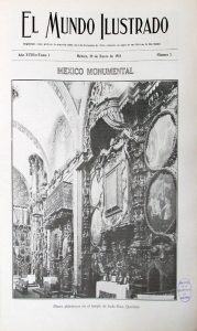 10 El Mundo Ilus 29 enero 1911 Portada int. México monumenal Qro