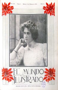 11 El Mundo Ilus 11 feb. 1912 Portada ext. Garduño Belleza Mex