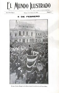 12 El Mundo Ilus 11 feb. 1912 Portada int. Sr. Bordes Mangel