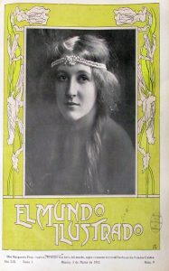 17 El Mundo Ilus 3 mar 1912 Portada ext. Miss Marguerite Frey