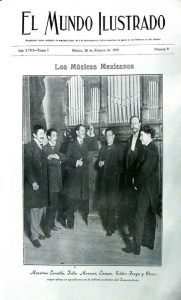 18 El Mundo Ilus 26 feb. 1911 Portada int. Músicos