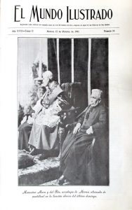 32 El Mundo Ilus 15 oct. 1911 Portada int. arzobispo Mora