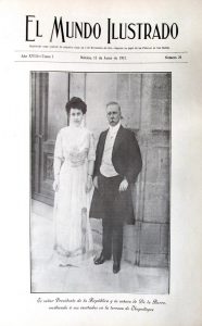 48 El Mundo Ilus 11 jun 1911 Portada Int. Presidente De la Barra y esposa